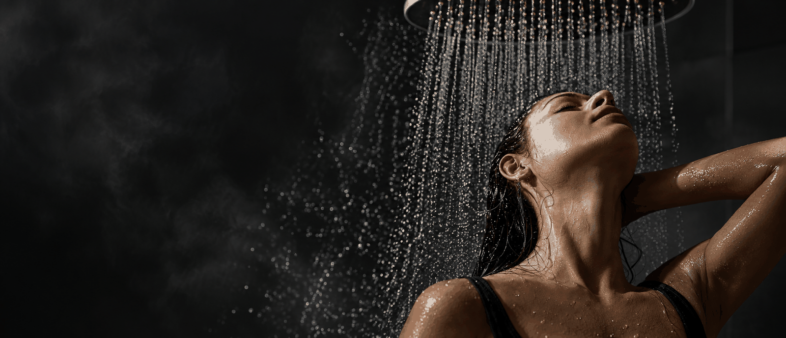 Gentle water flow from a Cleanote shower head